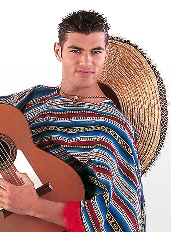 Poncho Mexikaner Kostüm
