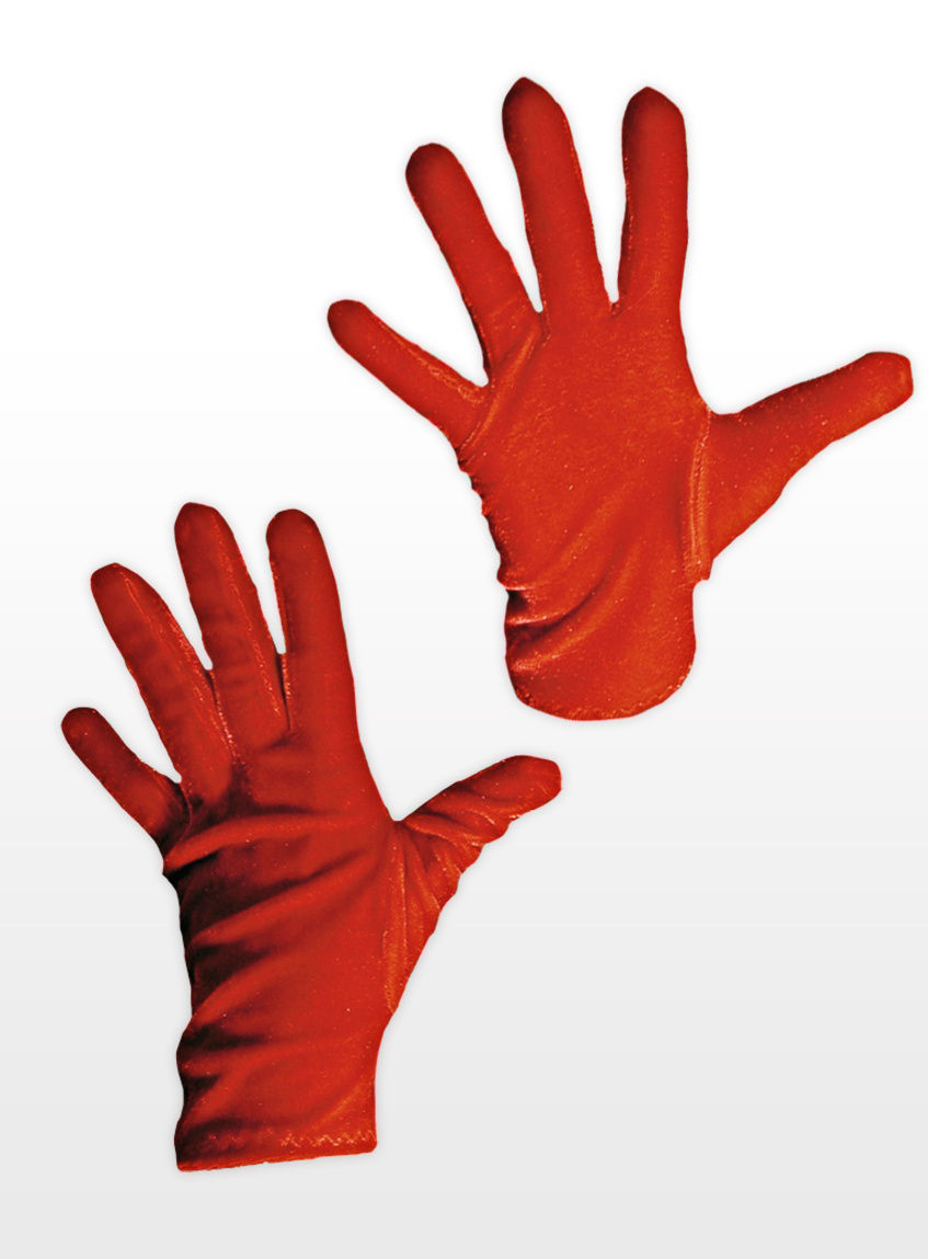 Velvet Gloves red 