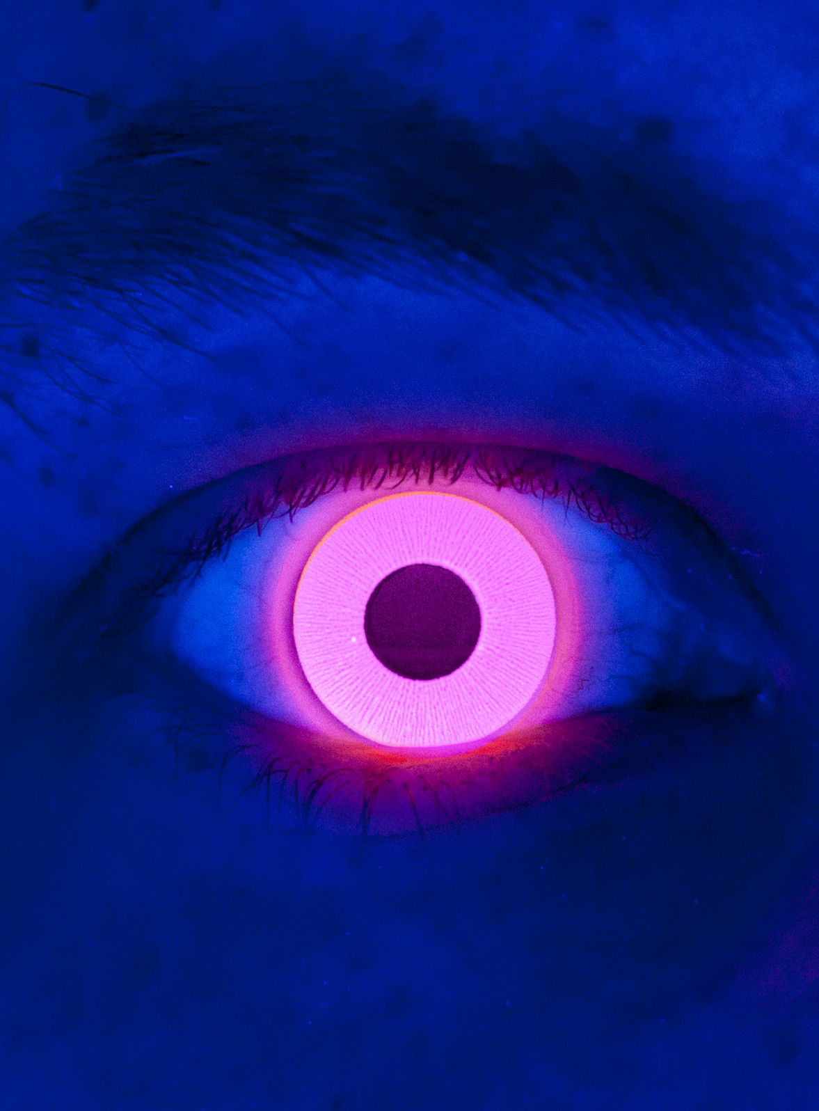 UV Red Special Effect Contact Lens