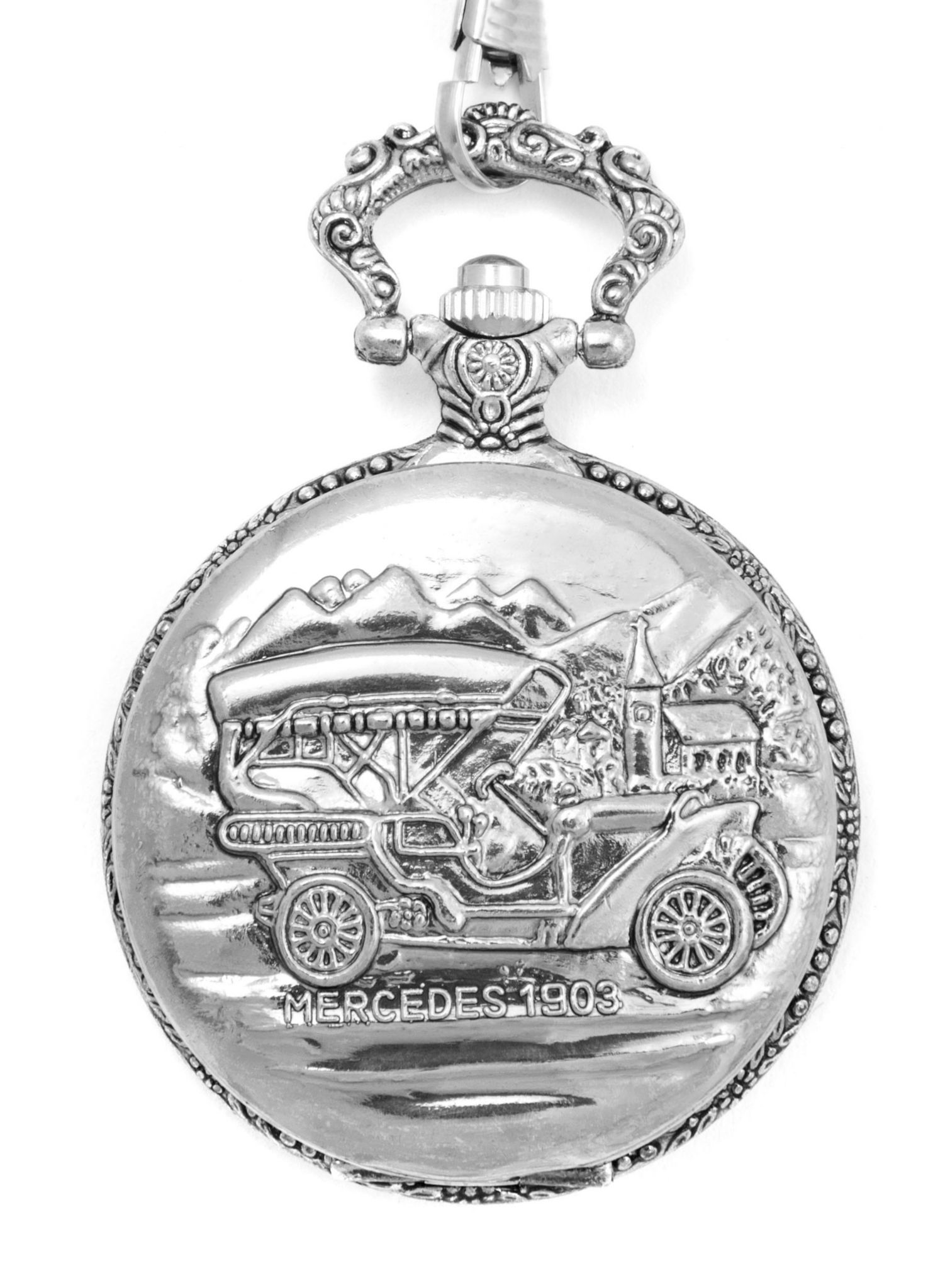 Oldtimer Taschenuhr silber 