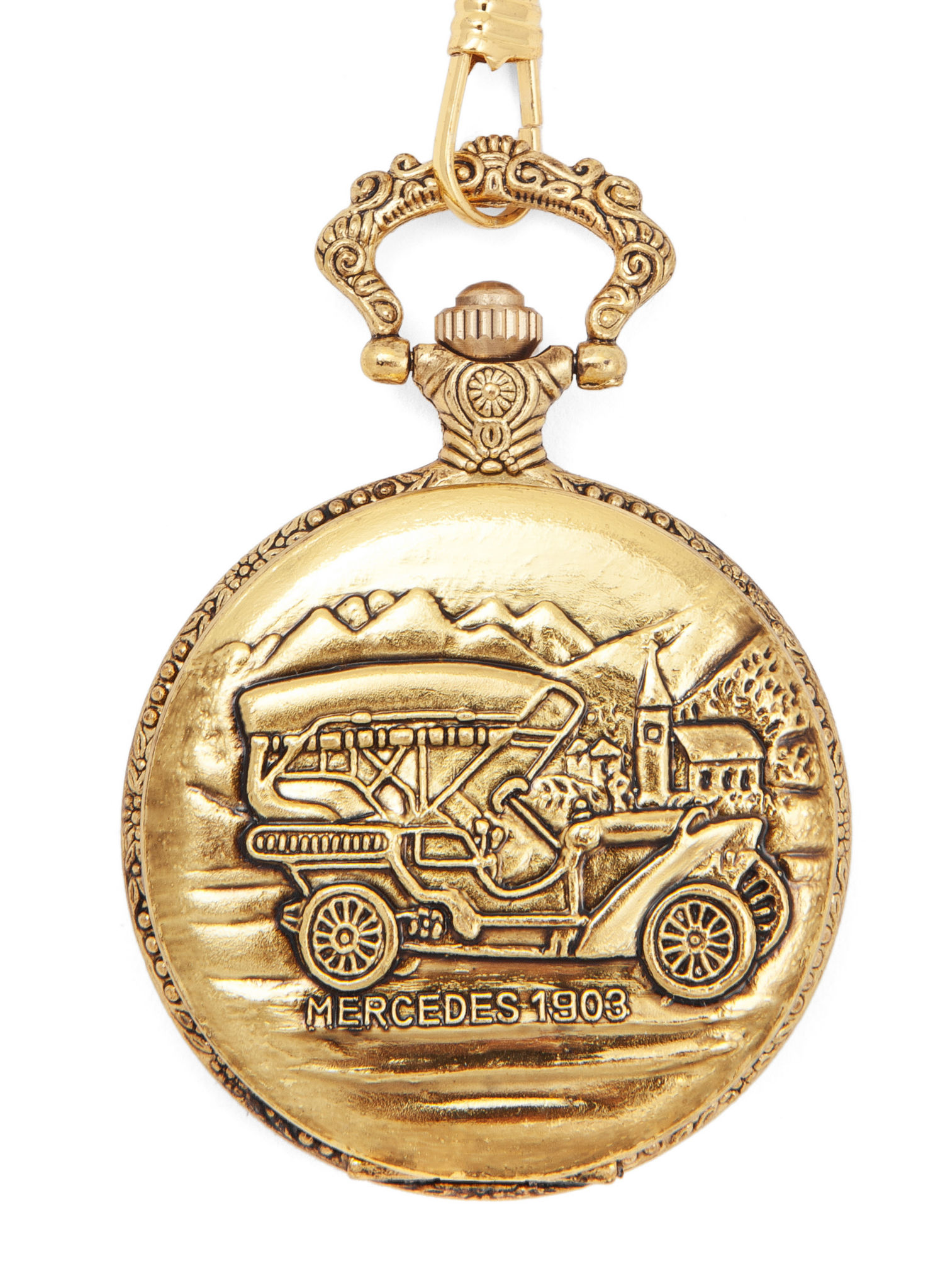 Oldtimer Taschenuhr gold 