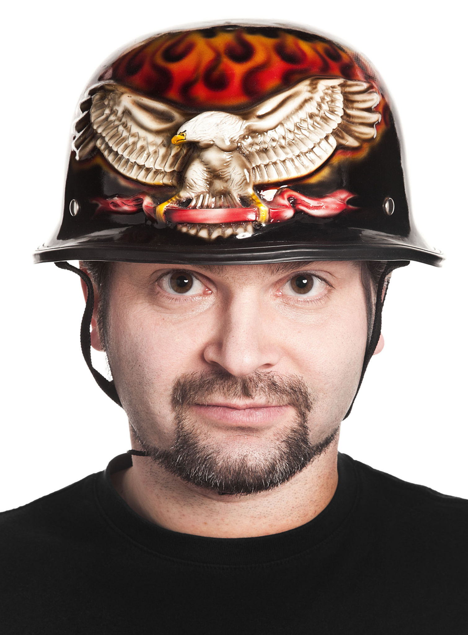 Burning Eagle Hellmet Novelty Biker Helmet