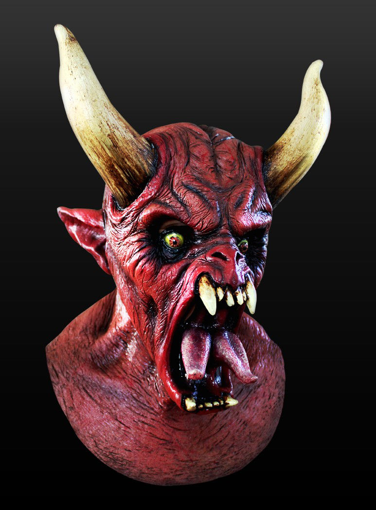 Teufelsmaske Behemoth aus Latex