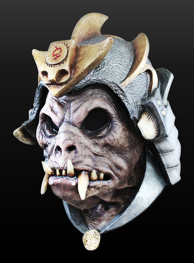 Kriegsdämon Maske aus Latex