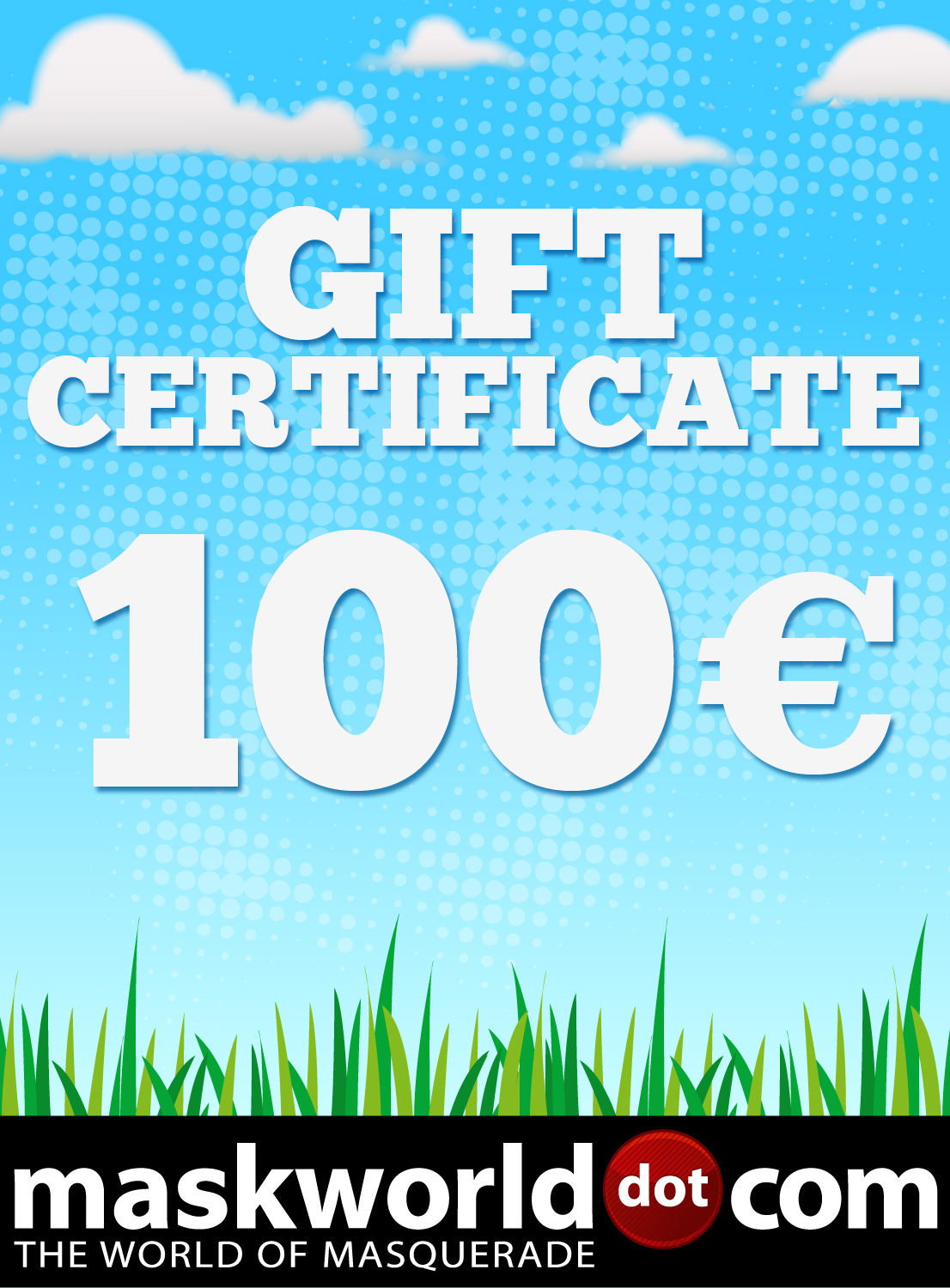 maskworld.com gift certificate €100 